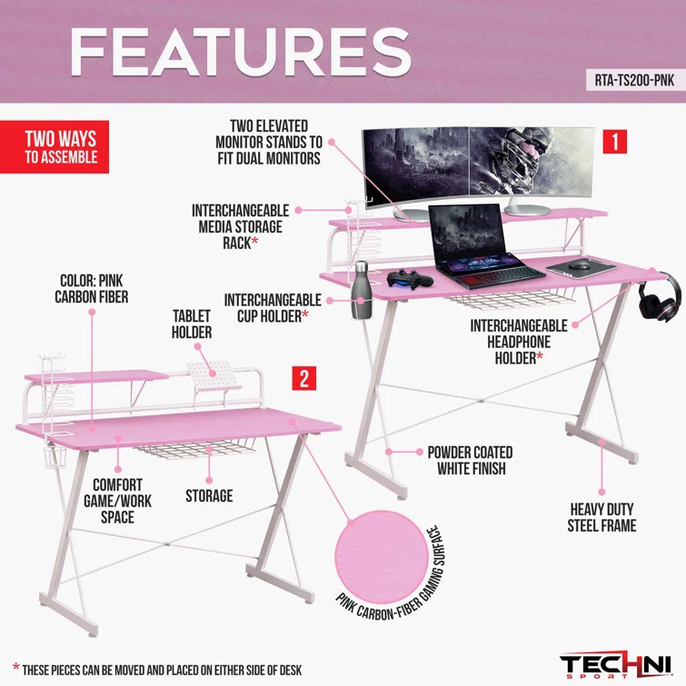 Carbon Gaming Desk