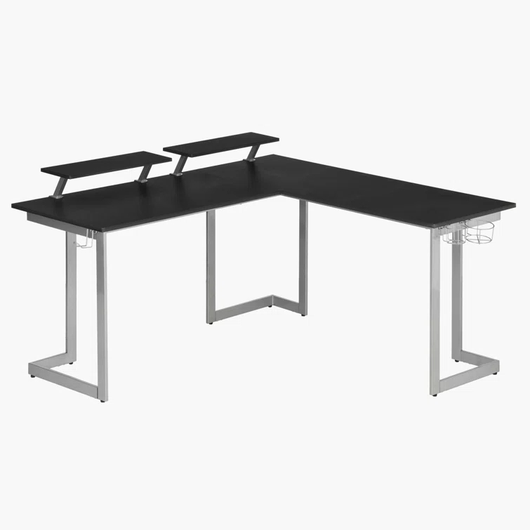 L-Shaped Metal Base Accent
