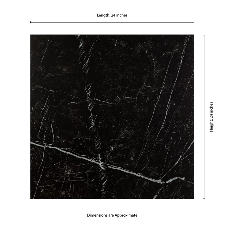 Regallo 24" x 24" Marble Look Matte Porcelain Wall & Floor Tile