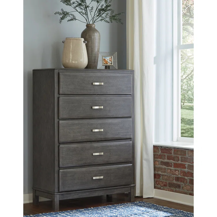 Gracie Oaks Kennon 36.5'' W 5 - Drawer Dresser