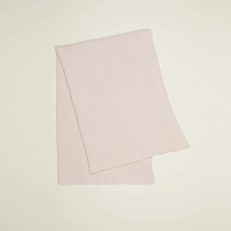 Simple Knitted Throw Blanket