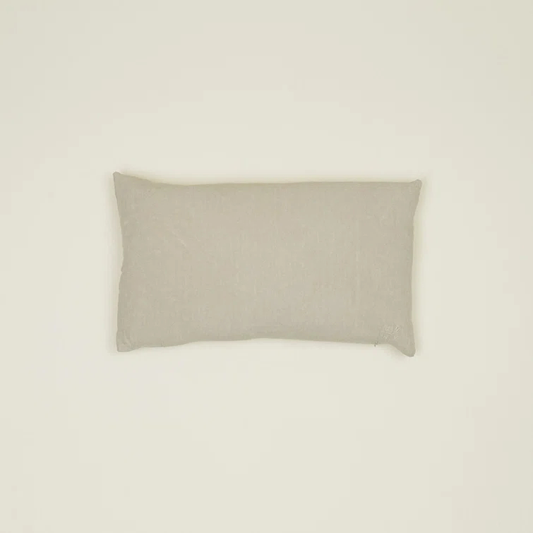 Simple Linen Lumbar Pillow Cover & Insert