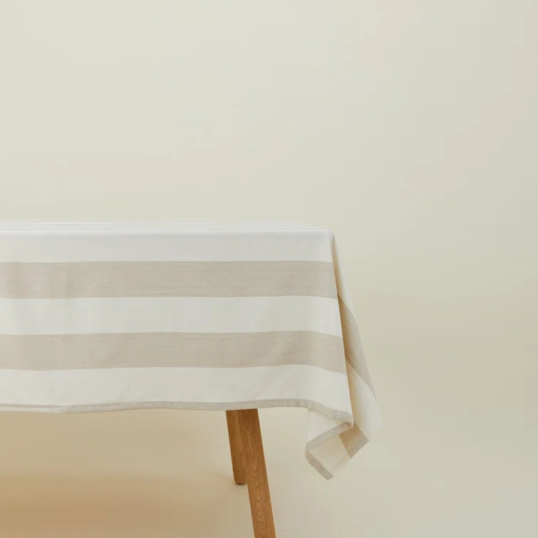 Essential Striped Tablecloth