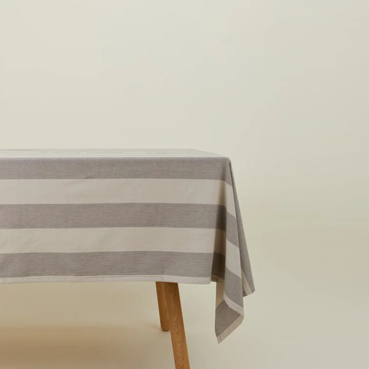 Essential Striped Tablecloth