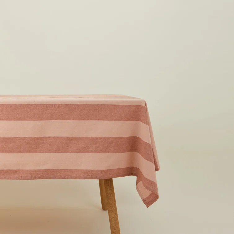 Essential Striped Tablecloth