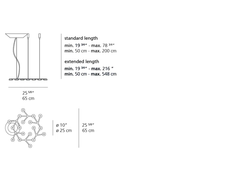 LED Net Circle Suspension