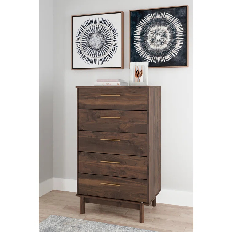 Millwood Pines Dudzik 29.88'' W 5 - Drawer Dresser
