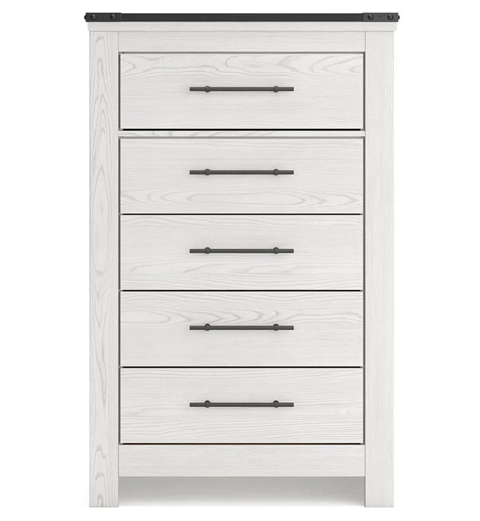 5 Drawer 34.25" W Chest