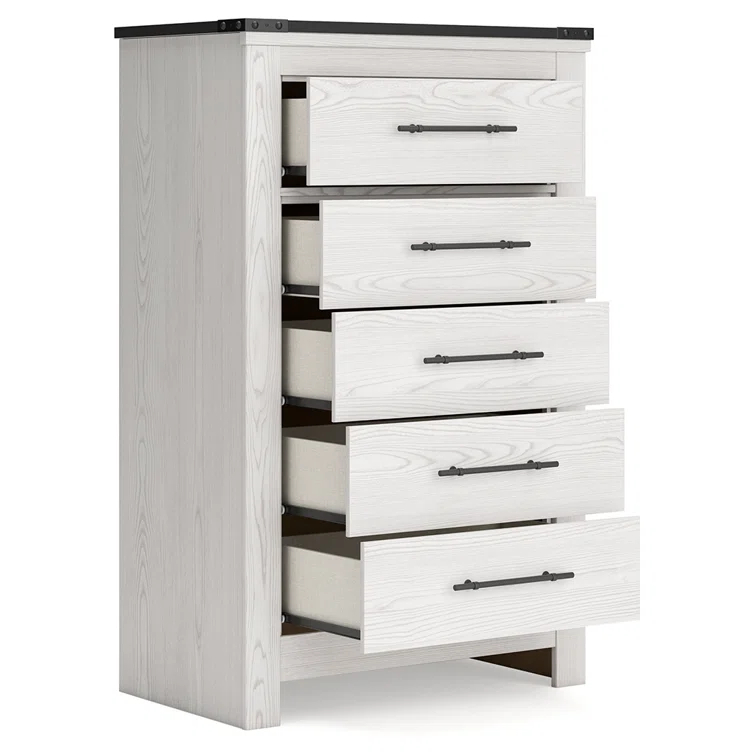 5 Drawer 34.25" W Chest