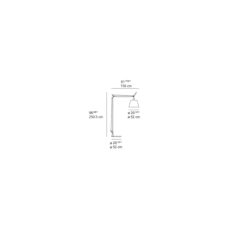 Artemide Tolomeo Maxi Floor Lamp