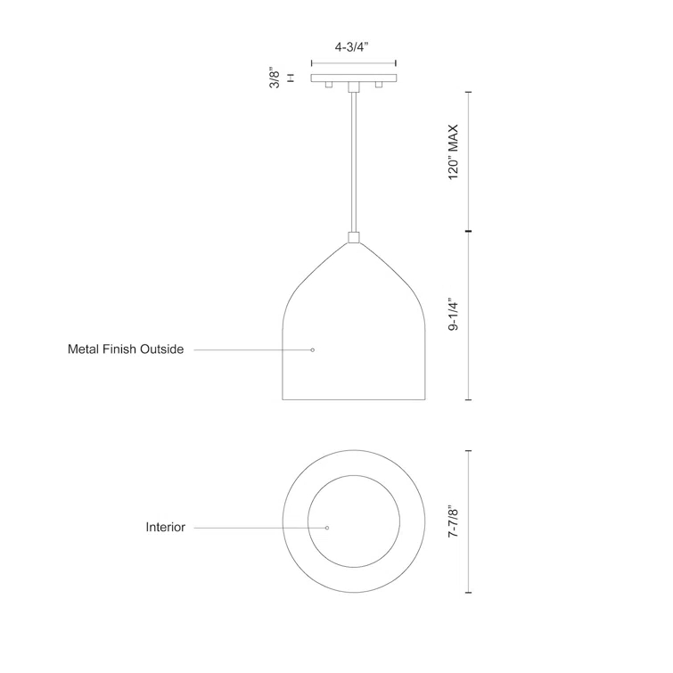 Helena 1 - Light Single Pendant