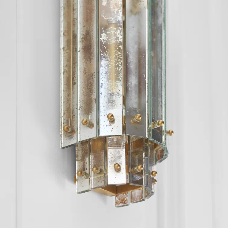 Cadence Antique Brass 14.5" Dimmable LED Wall Sconce