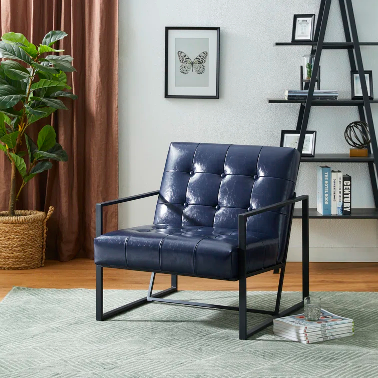 Billings Faux Leather Armchair