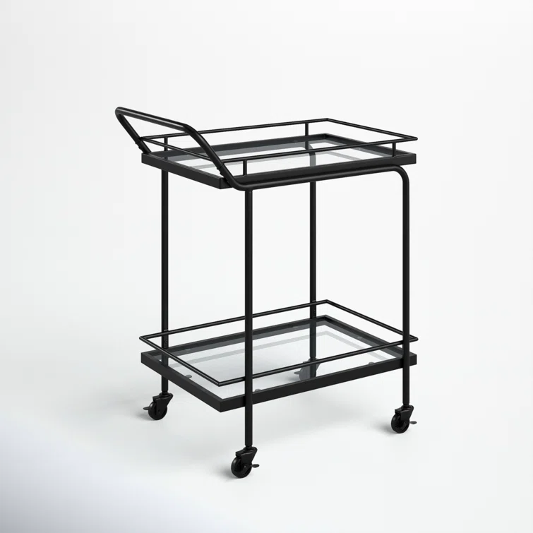 Paulette Metal Bar Cart