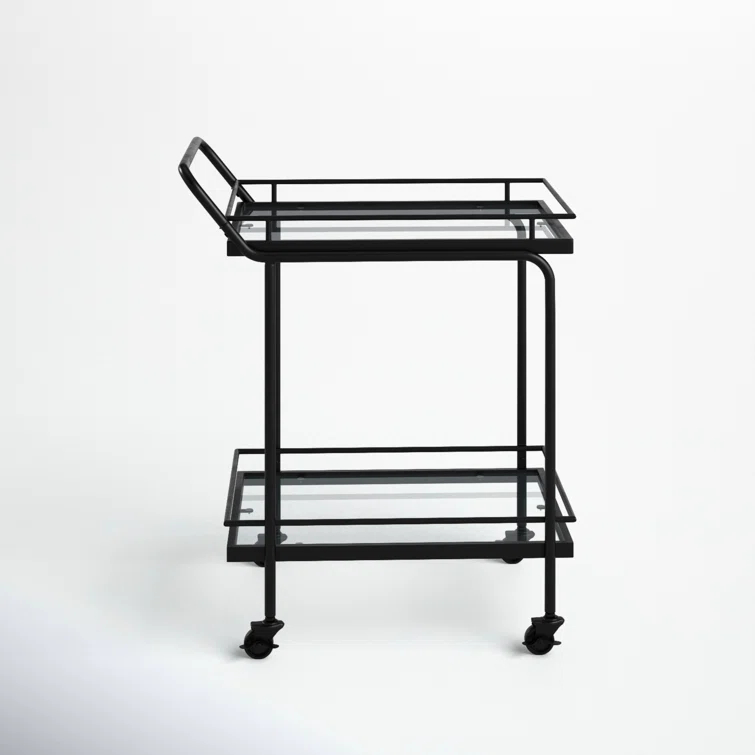 Paulette Metal Bar Cart