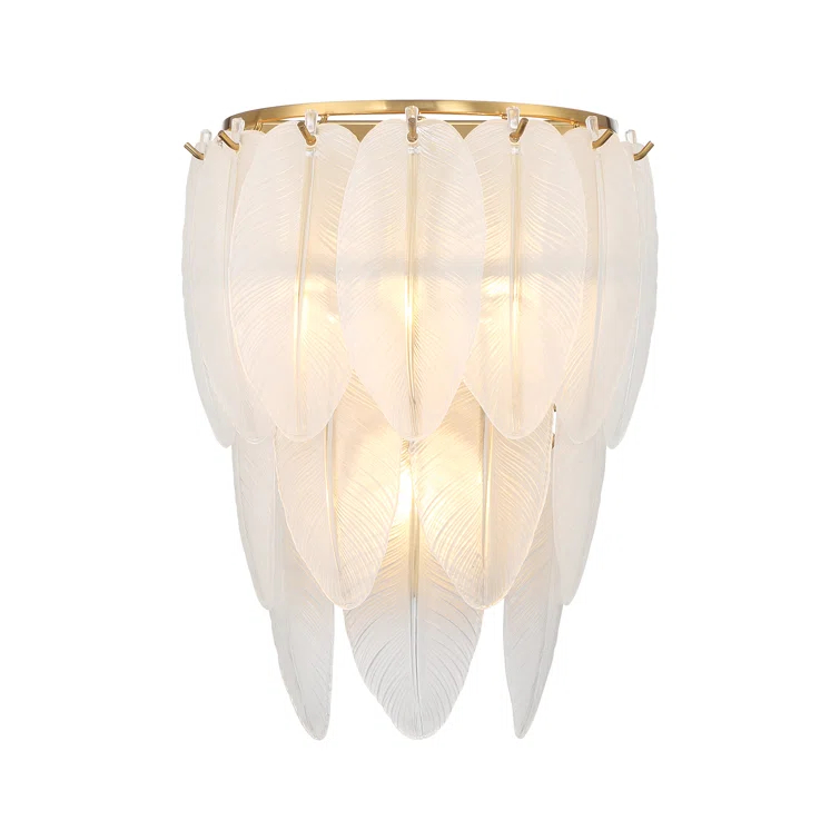 Breegan Jane by Breegan Jane x Savoy Boa 3-Light Wall Sconce in Warm Brass by Breegan Jane