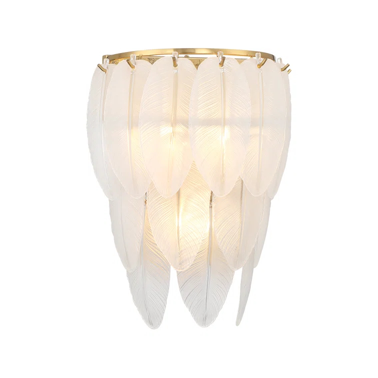 Breegan Jane by Breegan Jane x Savoy Boa 3-Light Wall Sconce in Warm Brass by Breegan Jane