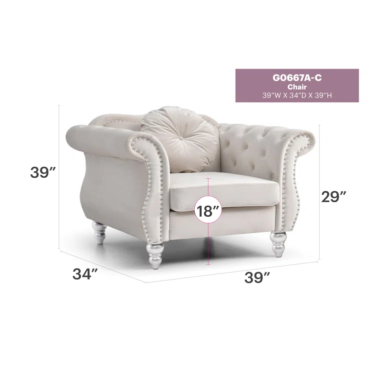 Hollywood Velvet Armchair