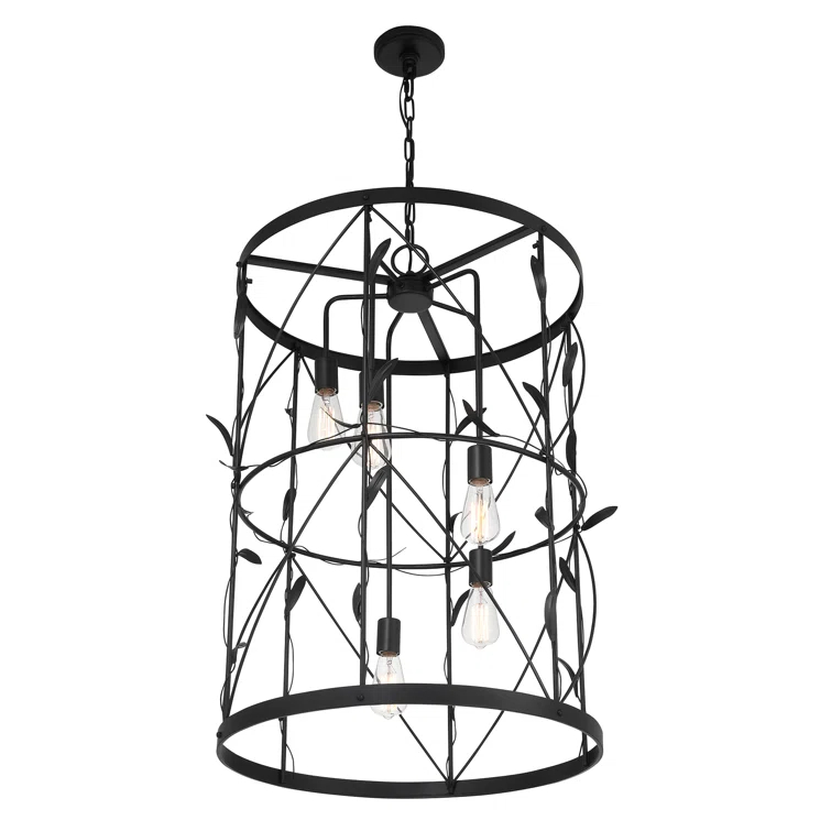 Savoy House Lexington 5-Light Pendant in Matte Black