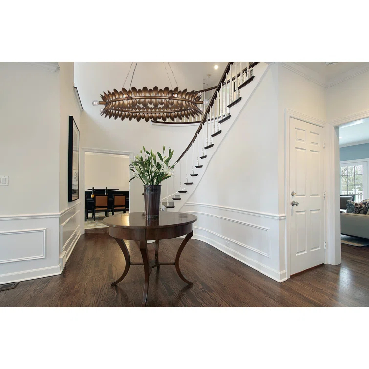Heiress 8-Light Chandelier in Patinated Bronze by Breegan Jane
