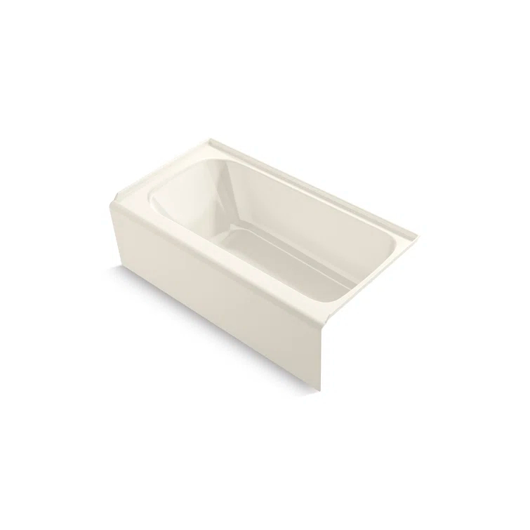 Avec 60 In. X 32 In. Alcove Bath, Right Drain