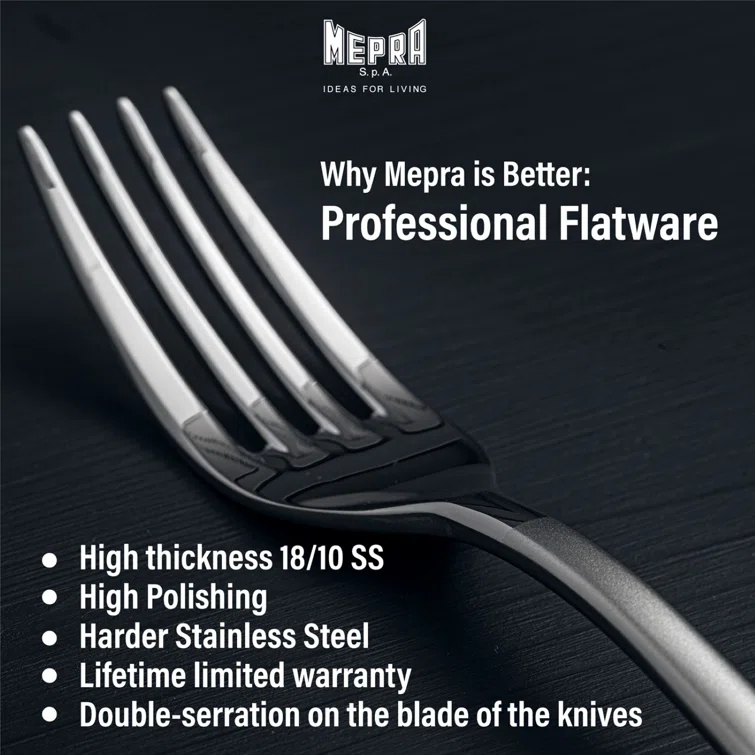 20 Pcs Set Atena Ice Stainless Steel