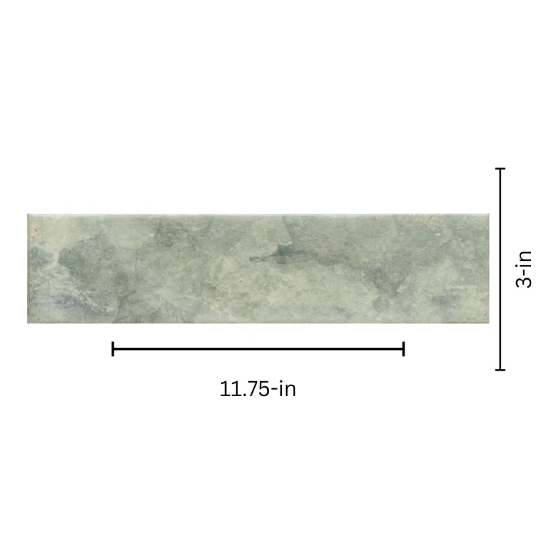 Avila 3" x 12" Ceramic Brick Look Subway Wall Tile