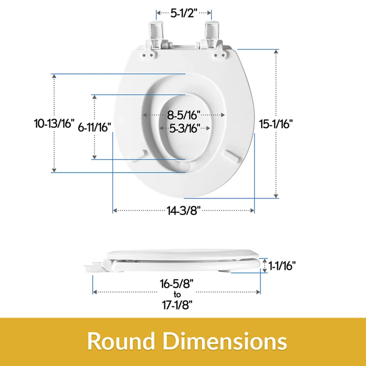 NextStep2 Round Slow Close Toilet Seat with Built-In Potty Training Seat