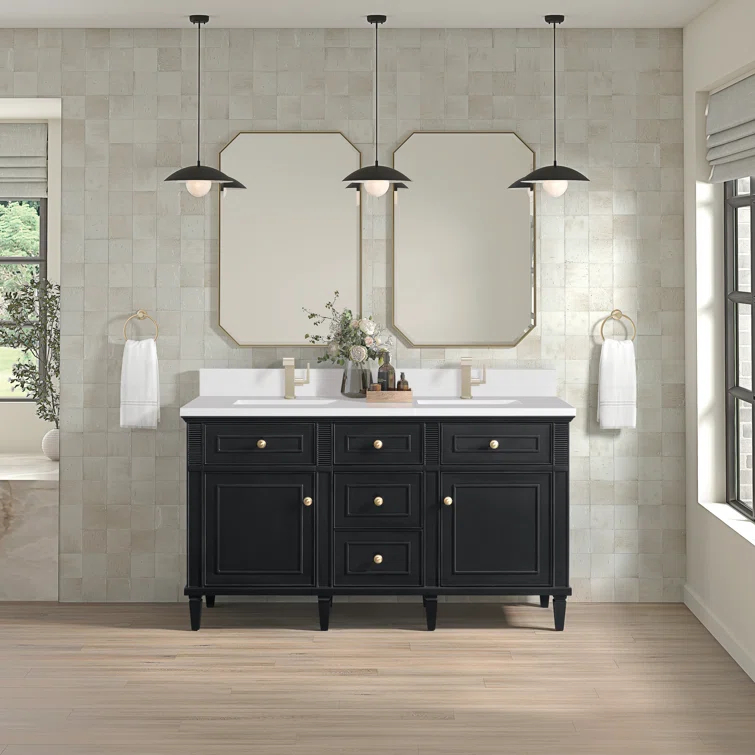 Lorelai 60'' Double Bathroom Vanity with Top