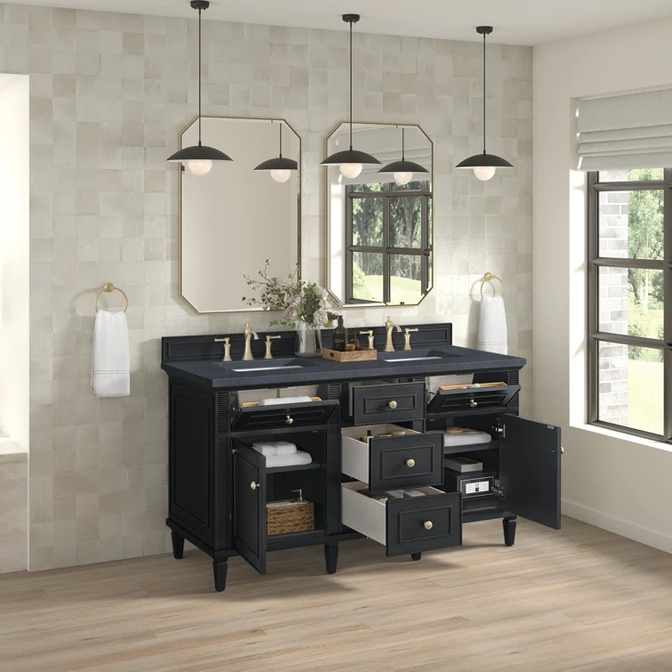 Lorelai 60'' Double Bathroom Vanity with Top