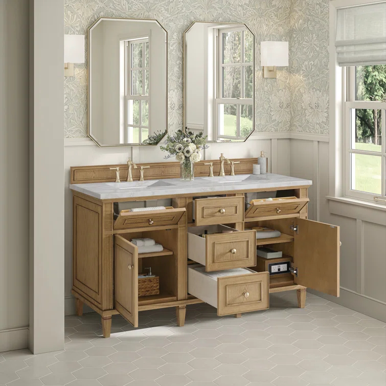 Lorelai 60'' Double Bathroom Vanity with Top