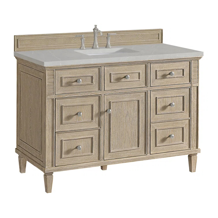 James Martin Vanities Lorelai 48'' Single Bathroom Vanity with Top