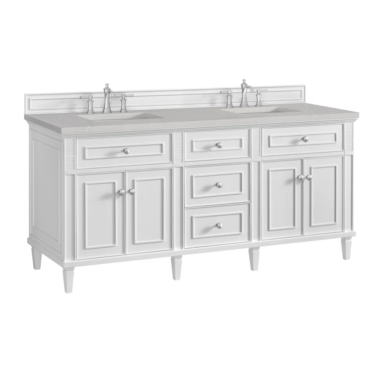Lorelai 72'' Double Bathroom Vanity with Top