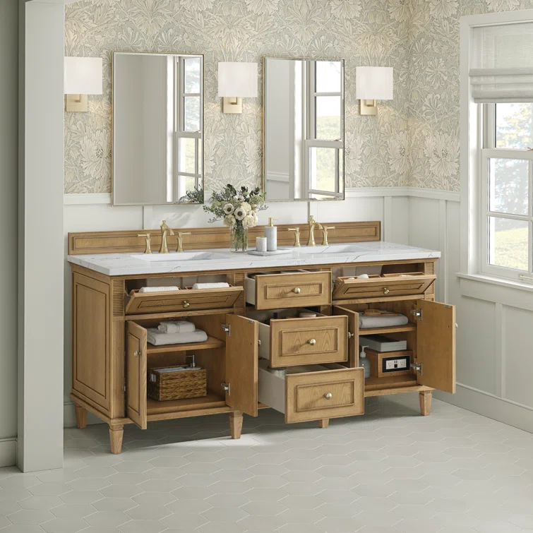 Lorelai 72'' Double Bathroom Vanity with Top