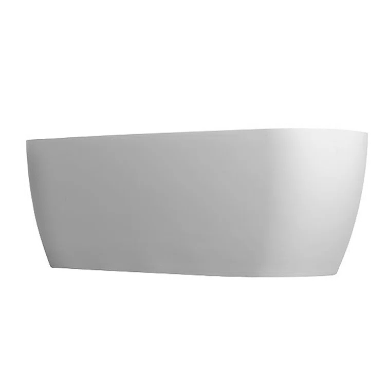 Clarke Products CAT7132FS-01 Lunar 71'' x 31.5'' Freestanding Soaking Solid Surface Bathtub