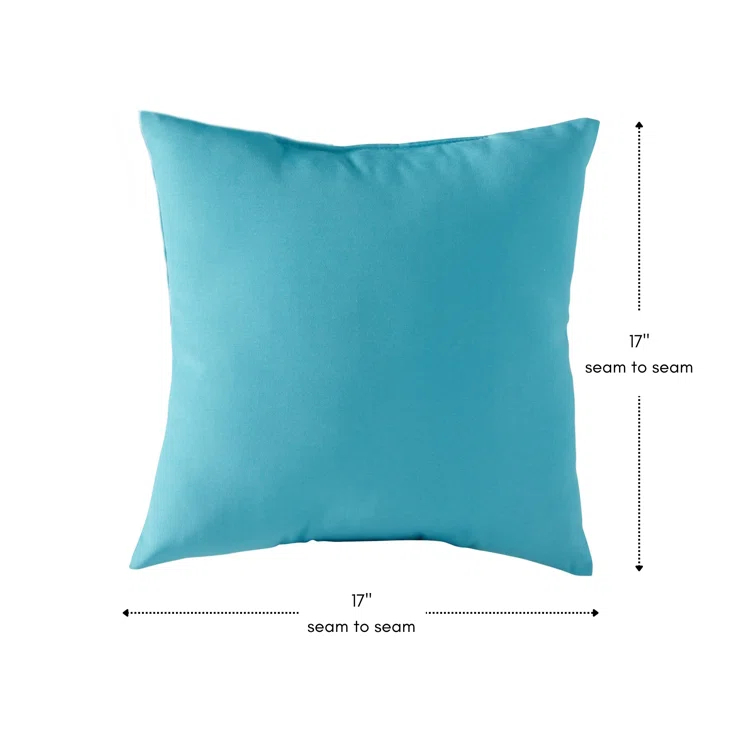 Indoor/Outdoor Reversible Throw Pillow