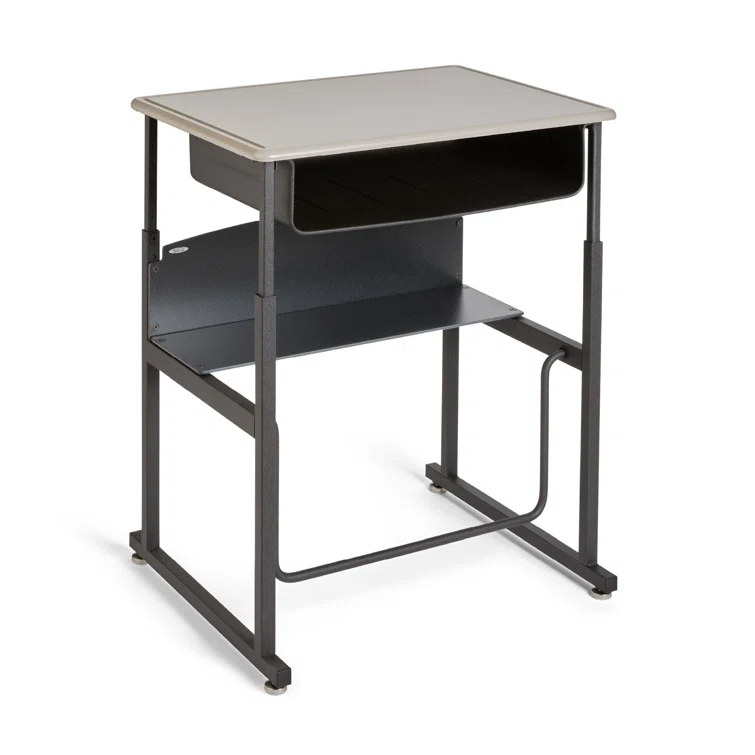Safco Products Company AlphaBetter® Metal Adjustable Height Open Front Desk