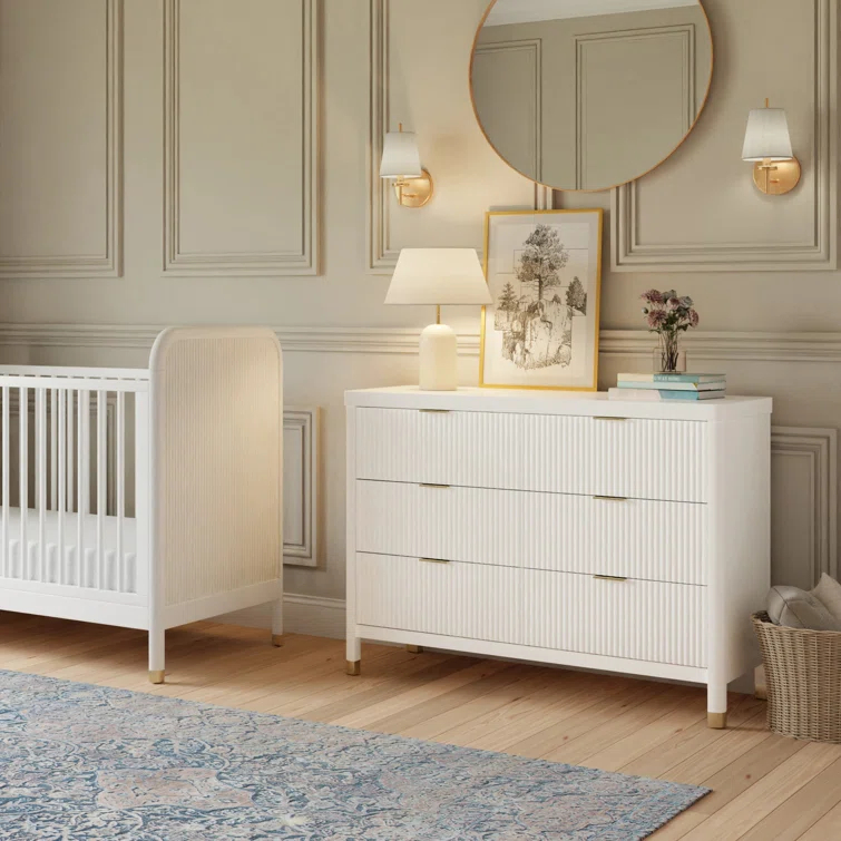 Brimsley Tambour 6 - Drawer Assembled Dresser