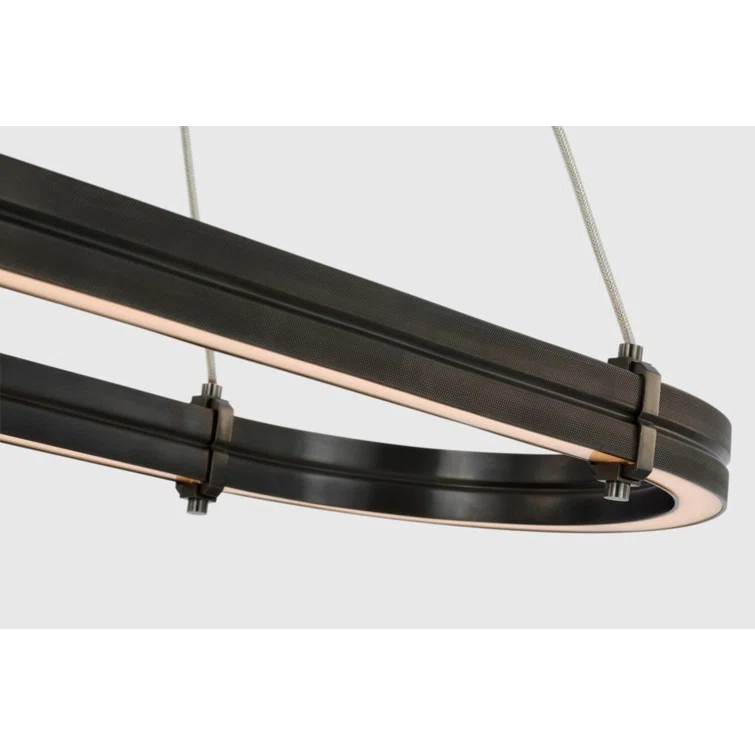 Paxton Bronze 54" LED Linear Chandelier