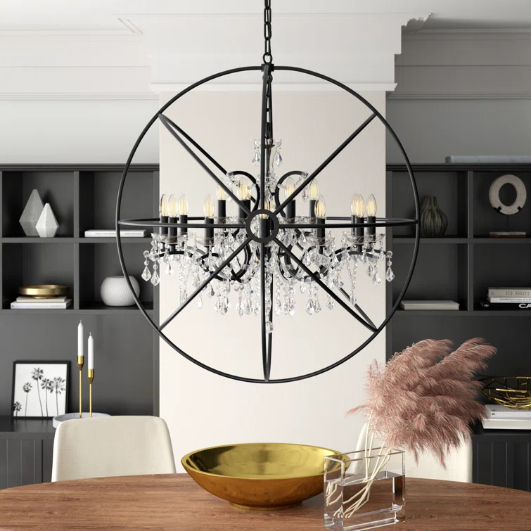 Willa Arlo™ Interiors Svante 18 - Light Dimmable Globe Chandelier