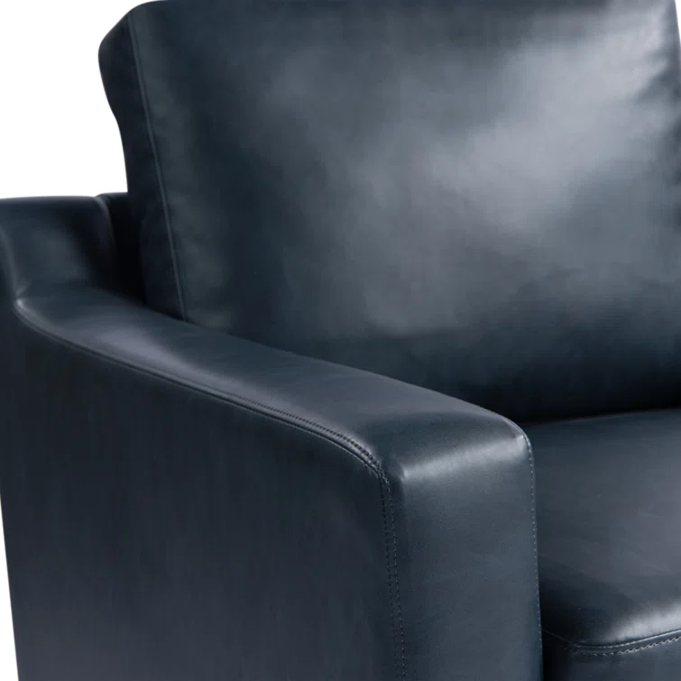 Turner 68.9" Square Arm Faux Leather Sofa