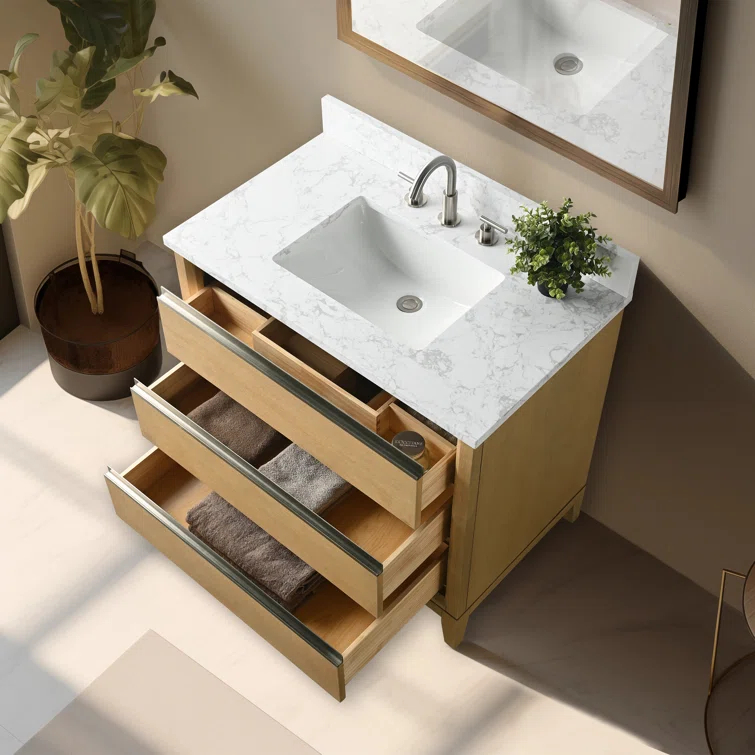 36 Single Bathroom Vanity with Top