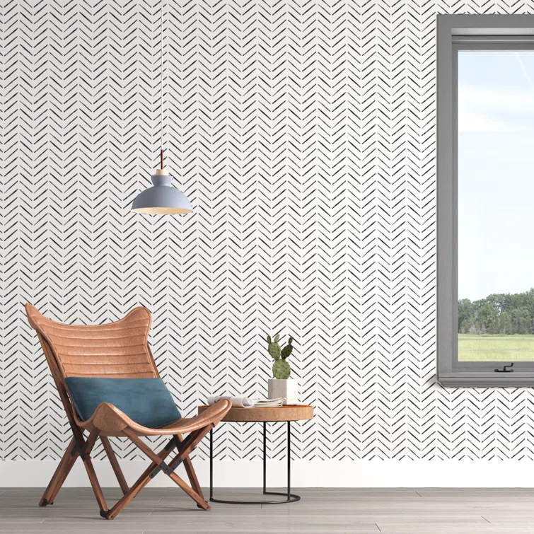 Mistana™ Duell Peel & Stick Geometric Roll