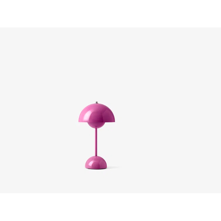 Tangy Pink Cordless Outdoor LED Table Lamp