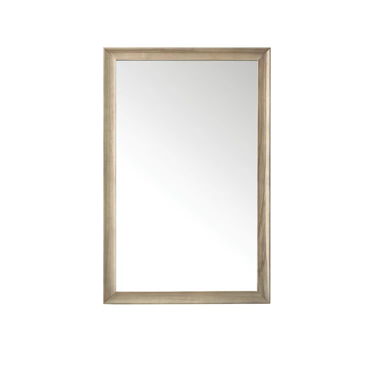 Glenbrooke Solid Wood Flat Wall Mirror