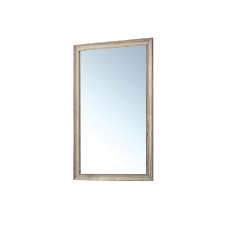 Glenbrooke Solid Wood Flat Wall Mirror