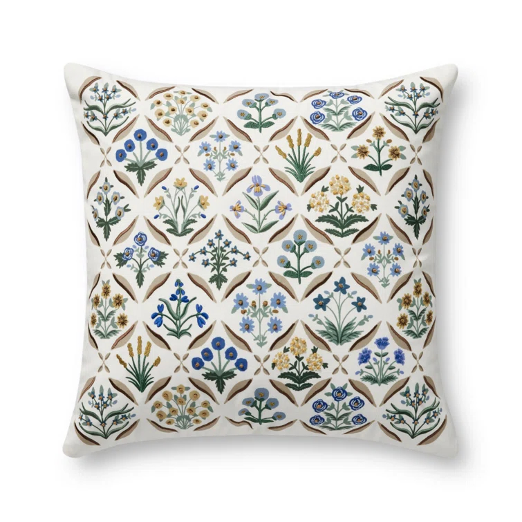 Rifle Paper Co. x Loloi Estee 22" x 22" Pillow