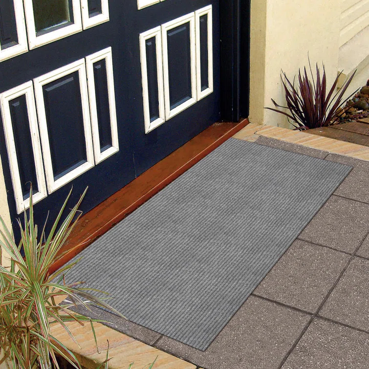 Custom Cut Non-Slip Rubberback Scrape Indoor/Outdoor Extra Long Runner Rugs for Hallway, Kitchen, Living Room, Garage, and Patio