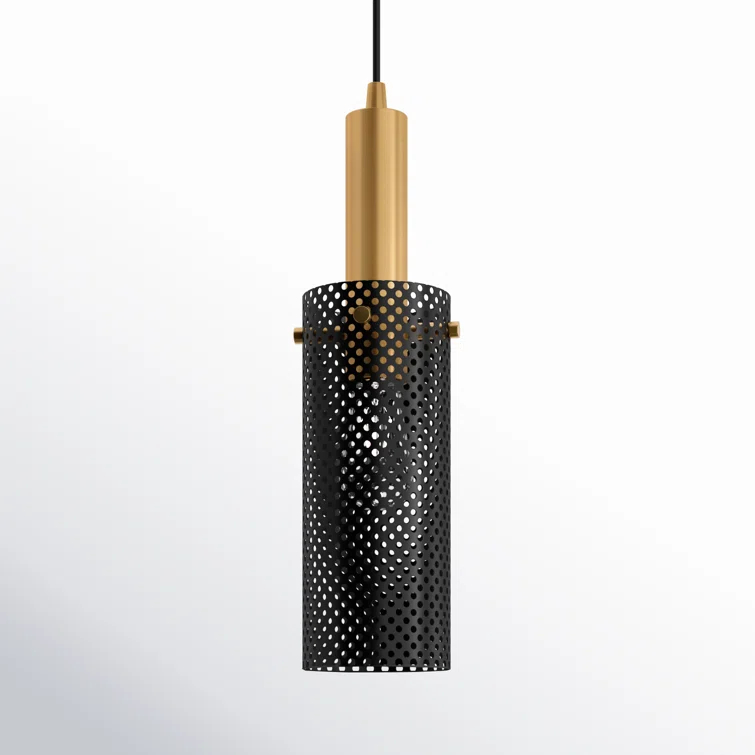 Bacco Single Light Metal Steel Dimmable Pendant