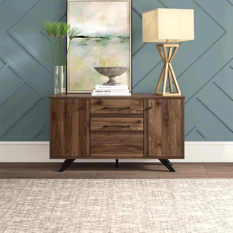 Kauan 47.75'' Wide 2 - Drawer Filing Credenza